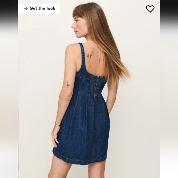 Reformation Violet Denim Mini Dress - Picture 3 of 11